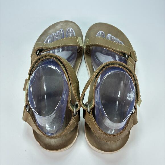 Teva Original Universal Brown Strappy Leather Sandals 1116637 Women's Size 10 - Picture 6 of 9